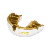 Боксерская капа Opro Gold White/Gold