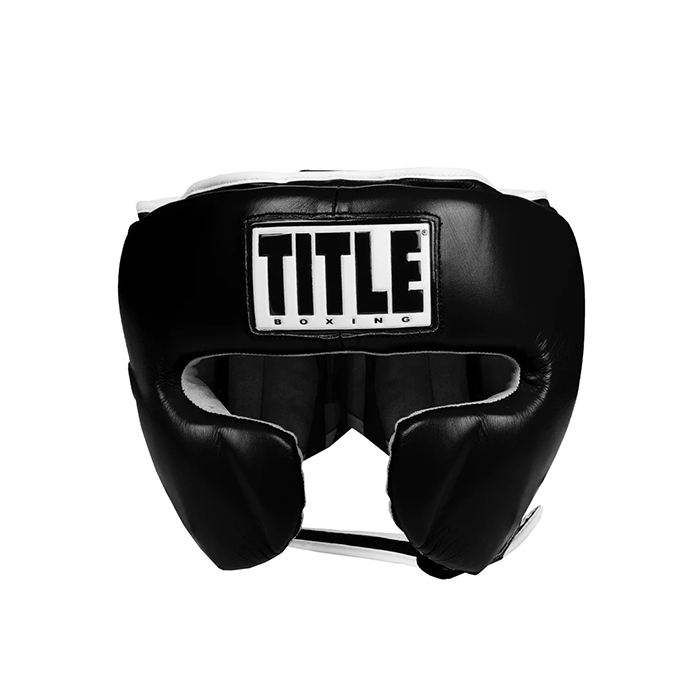 Боксерский шлем TITLE Boxing Sparring Headgear Black