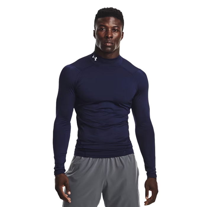 Компресионный лонгслив Under Armour Hg Comp Mock LS Navy