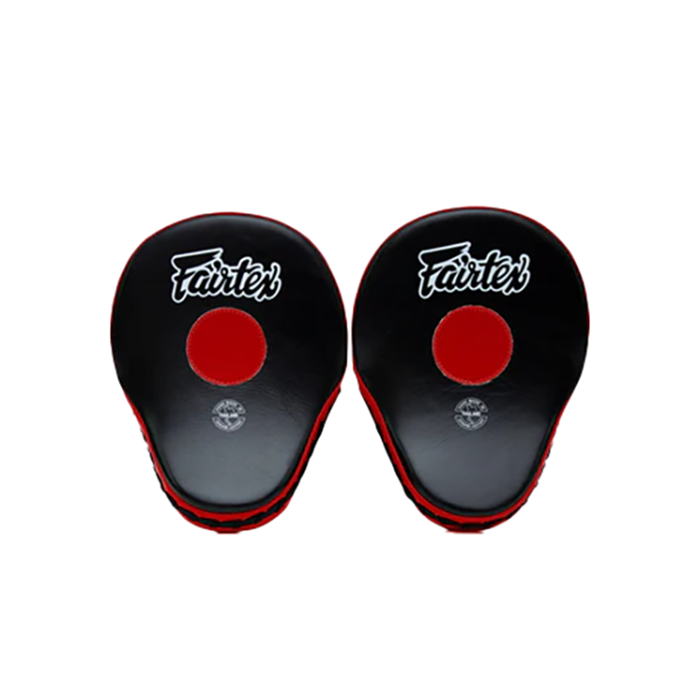 Лапы боксерские Fairtex Contoured FMV9 Black/Red